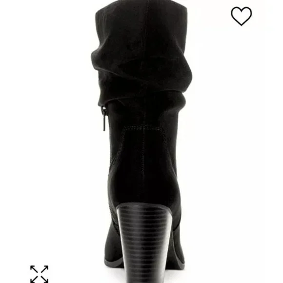 Style & Co Saraa Slouch Mid-shaft Boots Black -11 - Picture 3 of 5